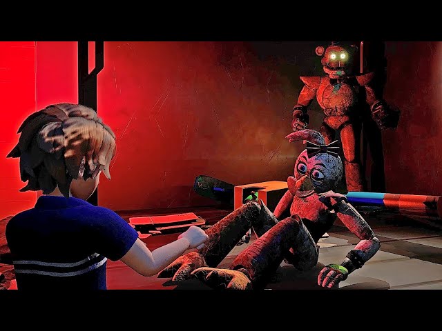Gregory Destroys Chica in 3rd Person Camera Mode - FNAF Security Breach 3rd Person View #shorts