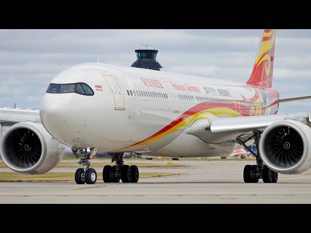 Hainan Airlines A330-900neo Departure From Manchester