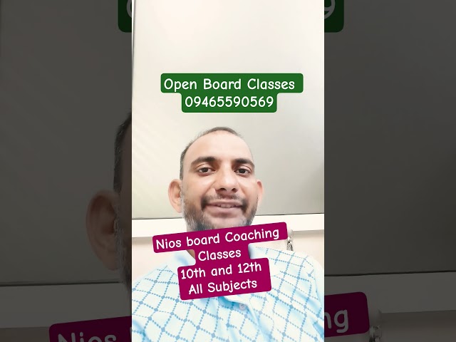 nios board 10 coaching classes in Zirakpur / nios 12 coaching classes in Zirakpur #nios