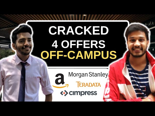 4 Off-Campus Offers | Amazon SDE Offer | Amazon Interview Experience 2021 | FAANG