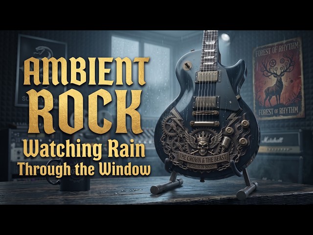 Ambient Rock Instrumental | Watching Rain Through the Window