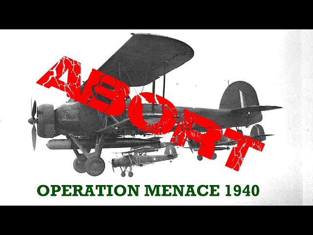 Operation Menace 1940: three days of incompetent bungling