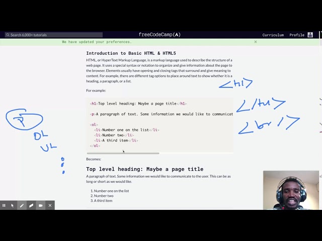 Basic HTML and HTML5 | freeCodeCamp.org - 01
