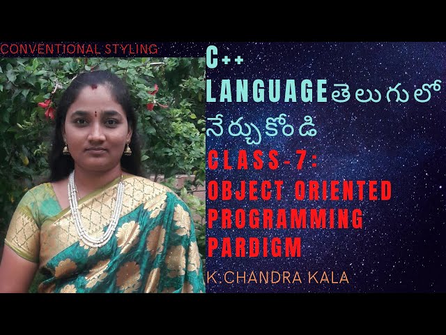 Programming Paradigms||Object Oriented Programming Both In Telugu And English||Telugu Scit Tutorials