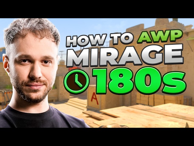 How to AWP on Mirage (explained FAST...)