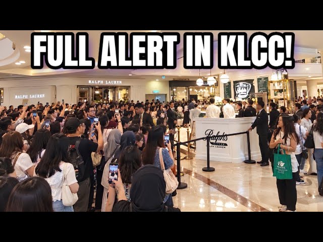 KLCC Mall Just CHANGED! Huge Crowds Queue to See Famous Thai Stars Near the NEW Ralph Lauren Café 🇲🇾