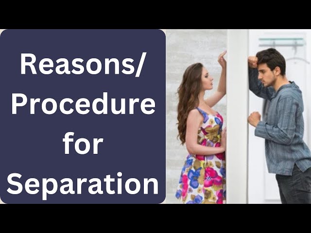 104. Canon Law on Marriage: Reasons and Procedure for Seeking Separation of Spouses