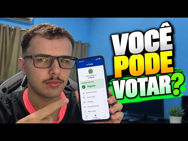 Como SABER SE POSSO VOTAR nas Eleições 2026? Consulte seu Título de Eleitor