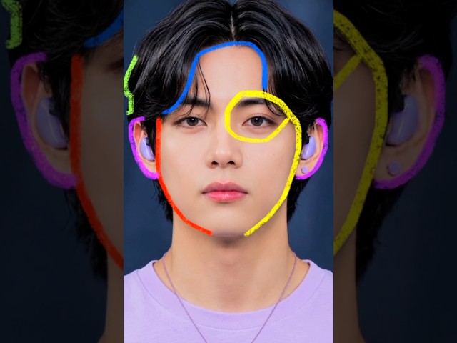 HOW TO DRAW THE KIM TAEHYUNG STEP BY STEP