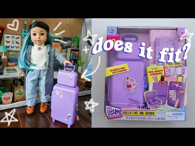 Unboxing Real Littles Luggage - Does it fit an American Girl Doll?