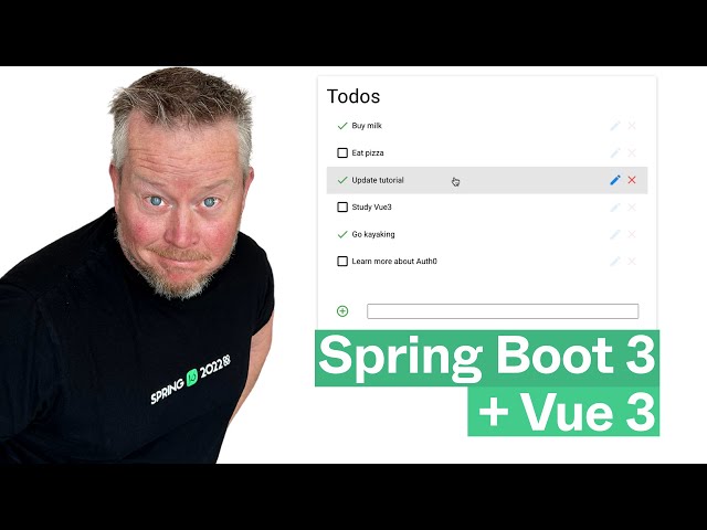 Build a Simple CRUD App with Spring Boot and Vue.js