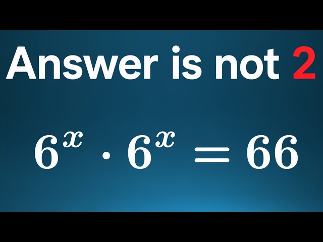 Solve for x in This Clever Algebra Challenge | Math Olympiad
