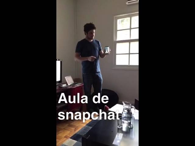 Snapchat Stories: Page no trabalho e visita inesperada