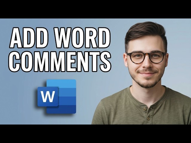 How to Add Comments in a Word Document [2026 Tutorial]
