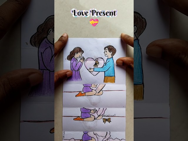 love Present 💝#cutelove #drawing #art #shorts #story