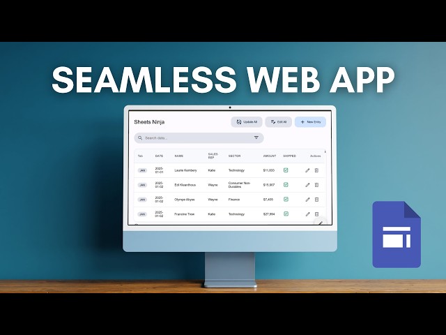 Seamless Apps Script Web App Embed in Google Sites