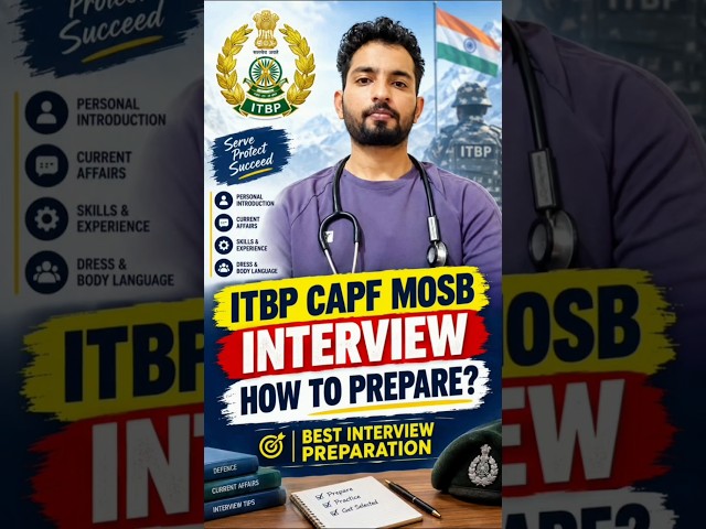 Capf AC MO Interview | Itbp capf mosb interview preparation