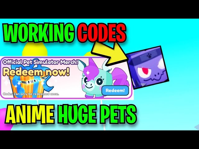 This *SECRET ANIME CODE* Gives YOU FREE HUGE ANIME PETS! (Pet Simulator X)🔥