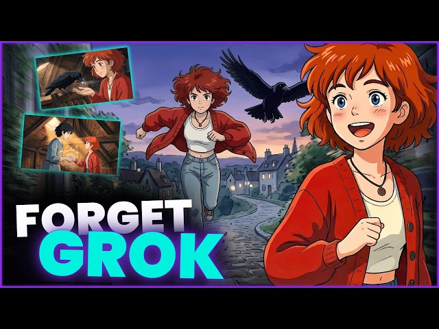 Forget GROK! Ghibli Style AI Animation in Minutes | Nano Banana 2 + Veo 3.1