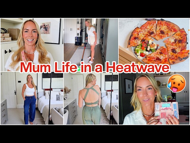 Mum Life During a UK Heatwave 🥵 | Day in the Life + Summer Haul!