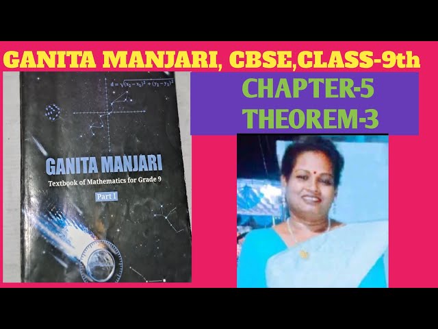 GANITA MANJARI,  CHAPTER-5, THEOREM-3.