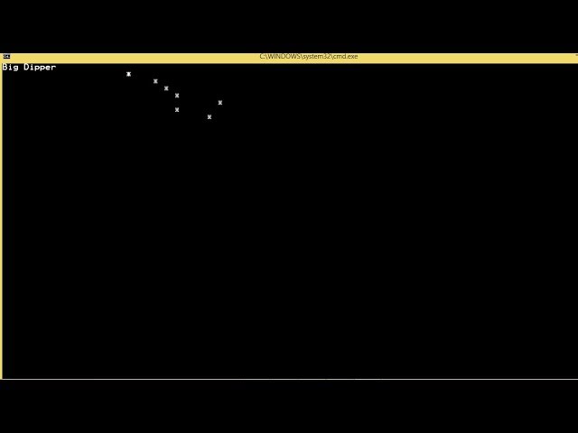 Big Dipper - Batch / CMD  Programming # 1