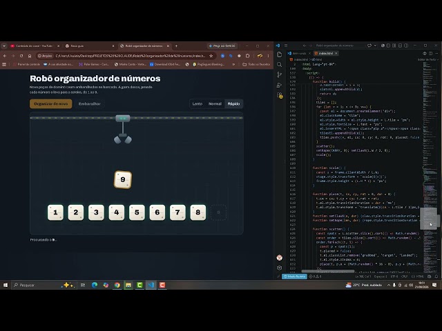 Creating a Number-Sorting Robot with JavaScript