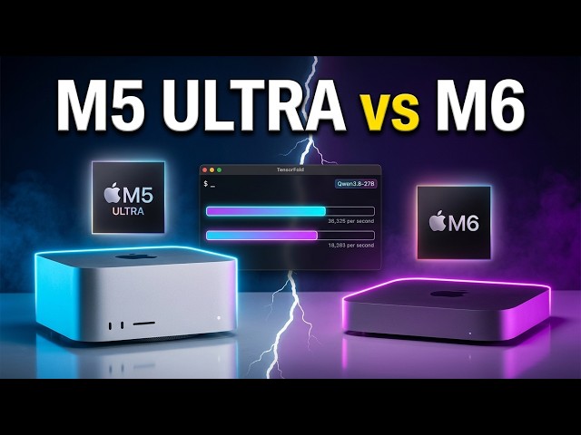 M5 Ultra vs M6 running Qwen3.8-27B Locally via TensorFold: 3.66× Faster