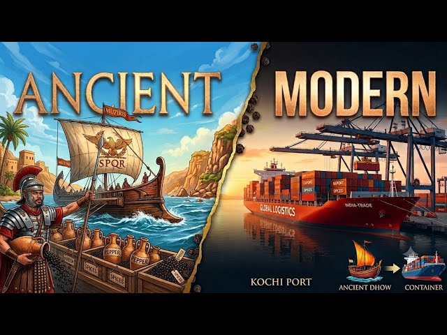 Story of Indian Trade Trail | The Spice Route That Shaped The World | From Muziris to Modern Ports