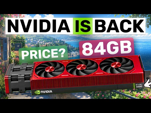 NVIDIA just launched RTX PRO 5500 for BUDGET LOCAL AI! (IT IS LOOKING CRAZY!)