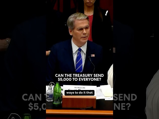 Could the Treasury deliver $5,000 to everyone without increasing the deficit?