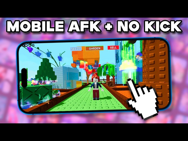 Go AFK on Roblox Mobile Without Getting Kicked (IOS & Android) NEW METHOD