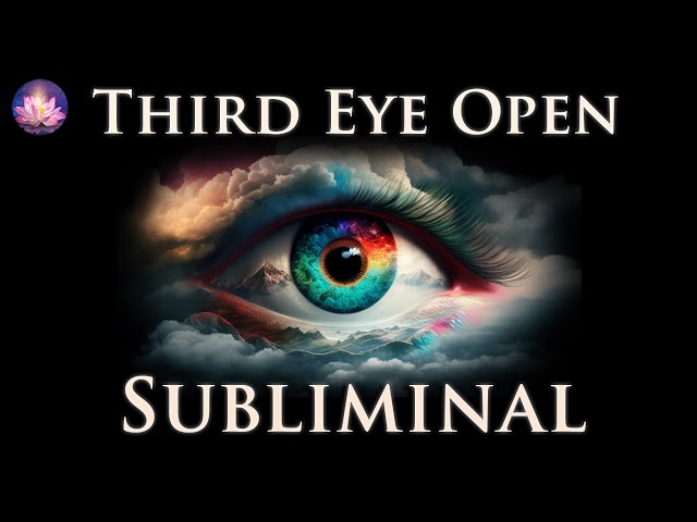 Third Eye Open Subliminal🌟Subconscious Mind Pineal Gland Activation (432 Hz Relaxing Music, Rain)