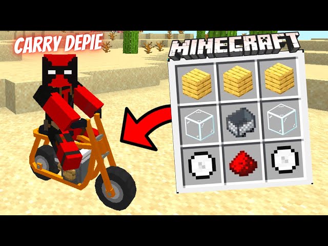 I Crafted An Epic Bike In Minecraft 🔥🔥🔥... | Minecraft TikTok Hacks