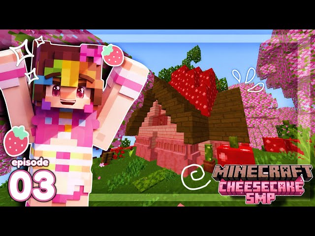 The Cutest Strawberry Shop! 🍓 (EP.3) | Cheesecake SMP Season 5