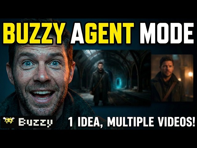 One Simple Idea, Multiple AI Videos With Buzzy Agent Mode!