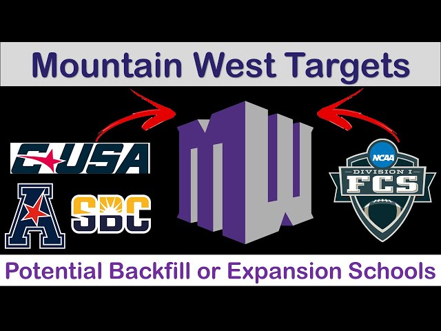 MWC Expansion - What Schools would the Mountain West Conference Target to Expand or Backfill loses?