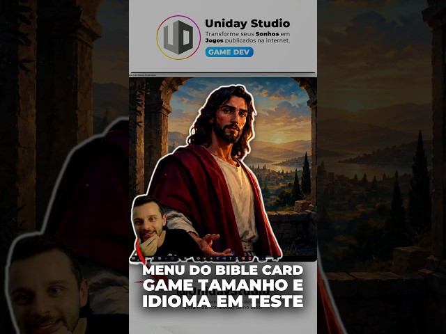Bible Card Game menu sizing and language testing