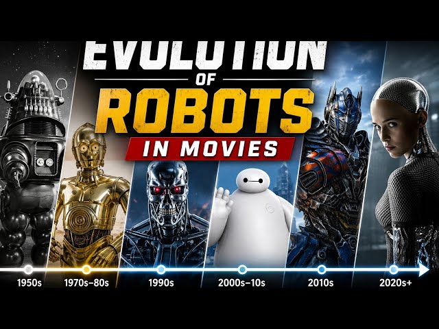 Evolution Of Robots In Movies 1918 -2025
