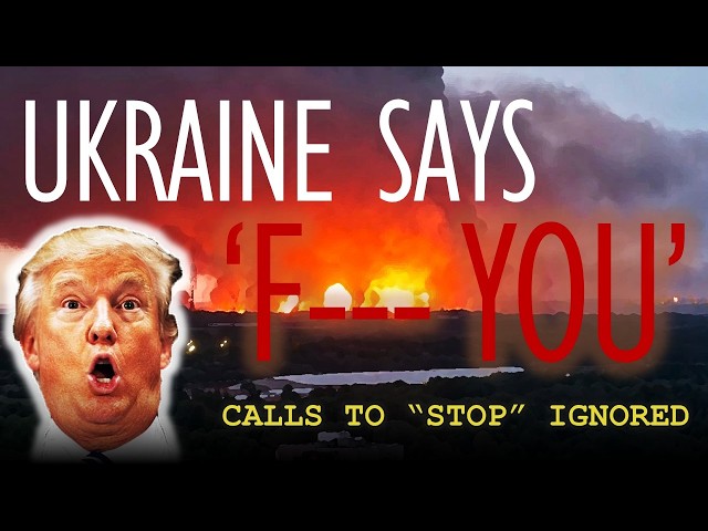 Ukraine Answers Trump with a Big Kinetic F--- You?! As Major Russian Refinery Struck!