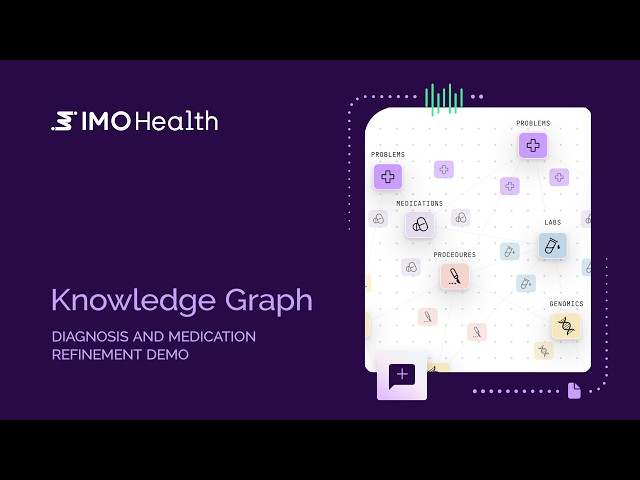IMO Health's Knowledge Graph - Diagnosis and Medication Refinement Demo | IMO Health