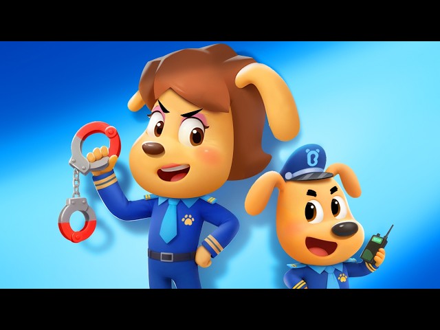 I Want to Be A Police Officer | Police Chase | Preschool Cartoon | Sheriff Labrador