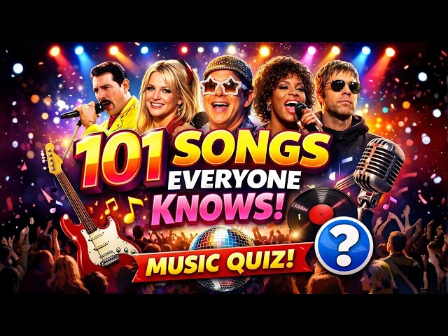 MUSIC QUIZ: 101 Great Songs Everyone Knows - Do You?!