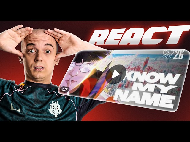 G2 REACTS to Know My Name ft. True Damage | League of Legends Worlds 2026 Anthem