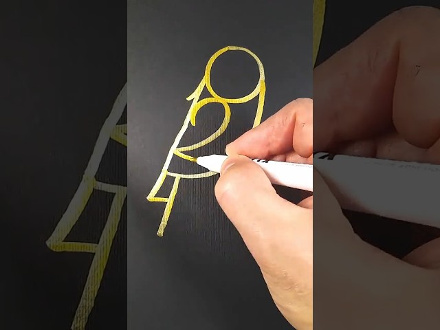 Draw a Bird from Numbers 🐦Easy Creative Drawing #art #drawing  #drawingtutorial