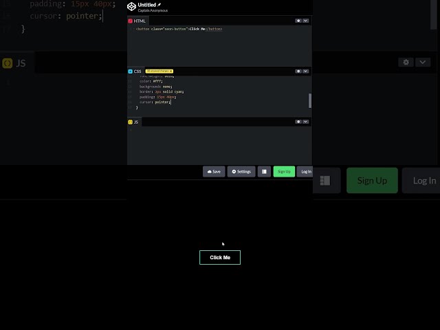 Neon Buttons with HTML & CSS #neonbutton #html #css #codepen