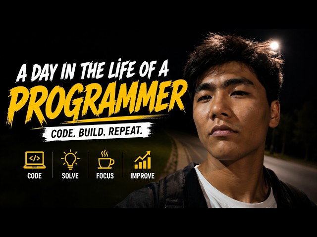A Day in the Life of a Programmer | Coding, Coffee & Late Nights ☕💻