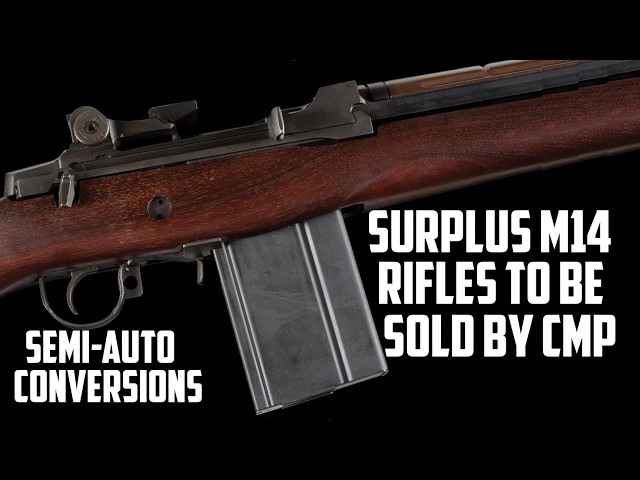 Surplus M14 Rifles To Be Sold By CMP - "Permanently Converted" To Semi-Auto