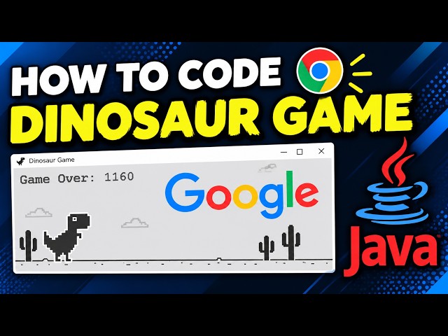 How to code dinosaur game using java || java project 1 || #youtube #java    #developer #coding