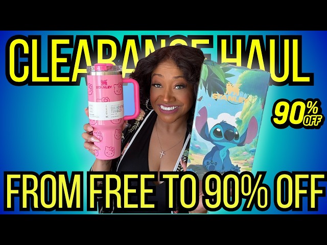 NEW CLEARANCE HAUL TODAY😱EVERYTHING FROM FREE TO 90% OFF! #clearance #newvideo #deals